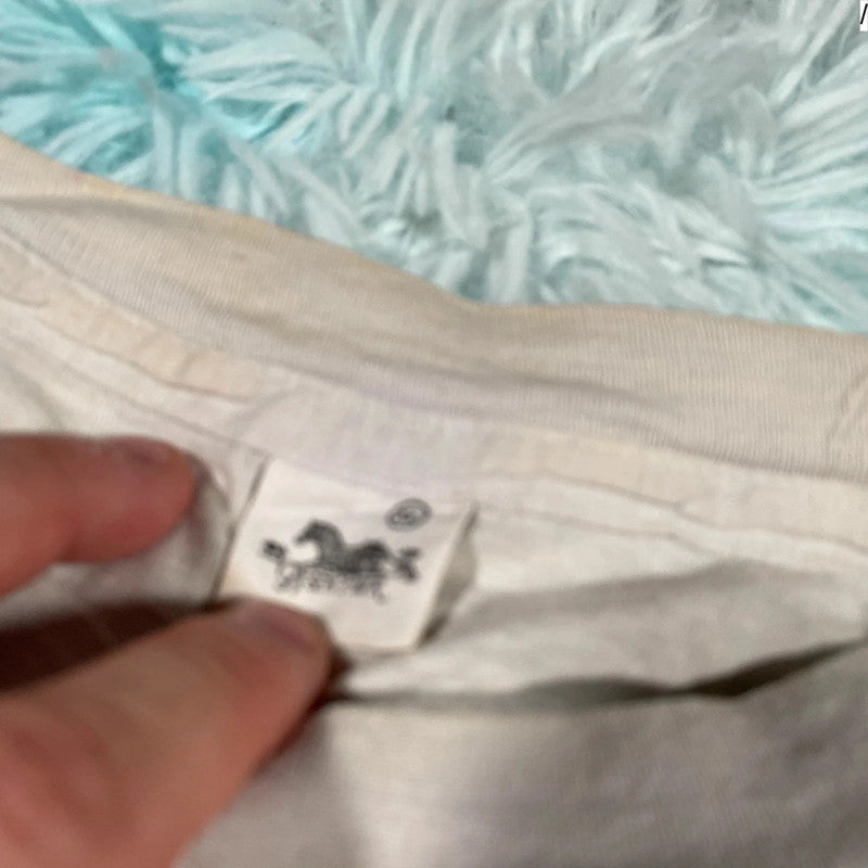 Vintage 1991 White The Cure T Shirt - XL