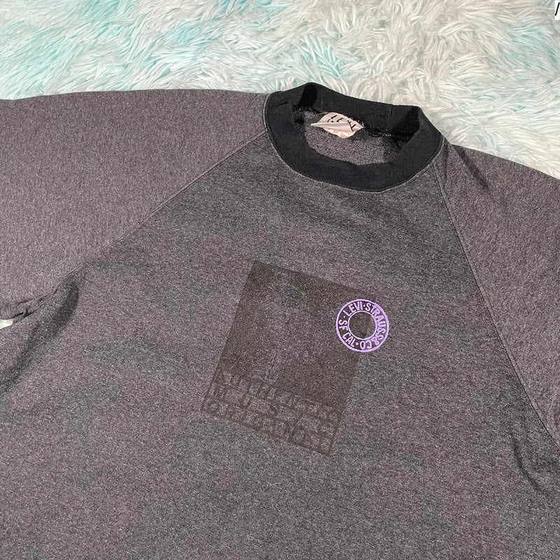 Vintage 90s Grey Levi’s Heavyweight T Shirt - Medium