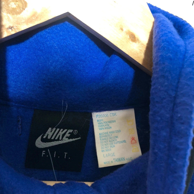 Vintage 90s Purple Nike 1/4 Zip Fleece Sweatshirt - Large