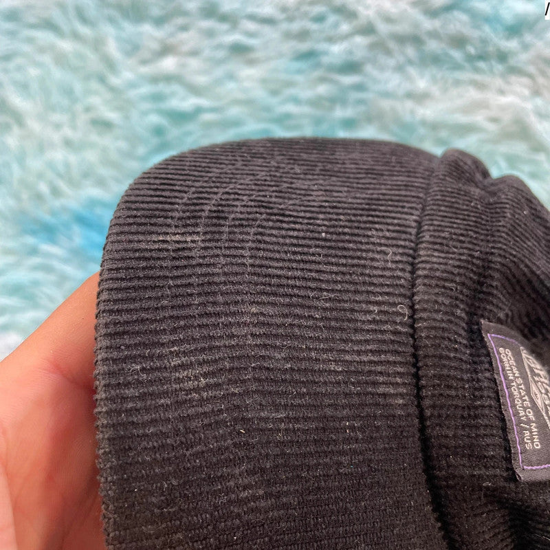 Black Ghanda Corduroy Cap