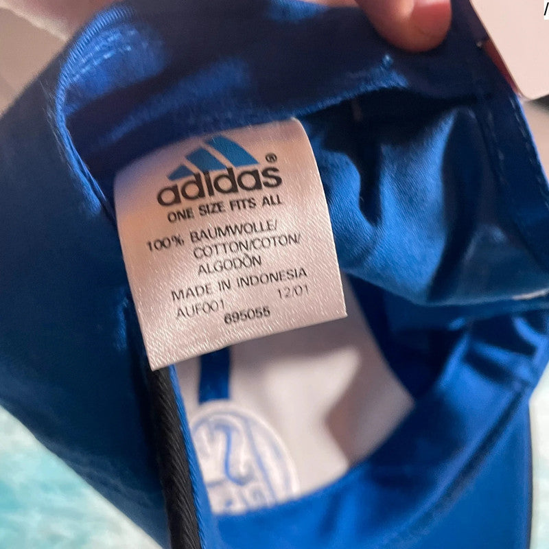 Vintage 90s Blue Schalke Adidas Cap