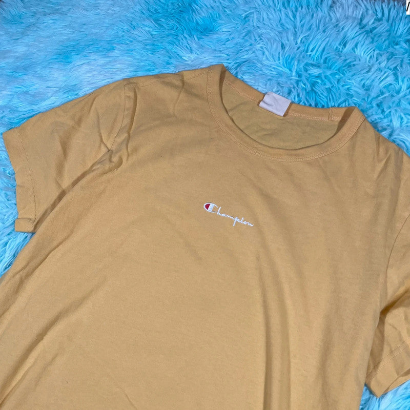 Mustard yellow Champion T Shirt - Medium
