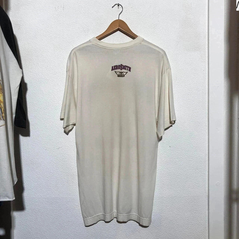 Vintage White Aerosmith Band T Shirt 1997 Get a Grip - XL