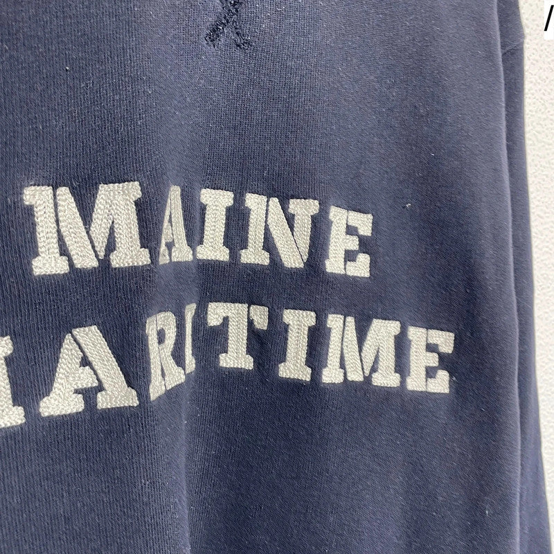Navy Gant Sweatshirt Maine Maritime - Large