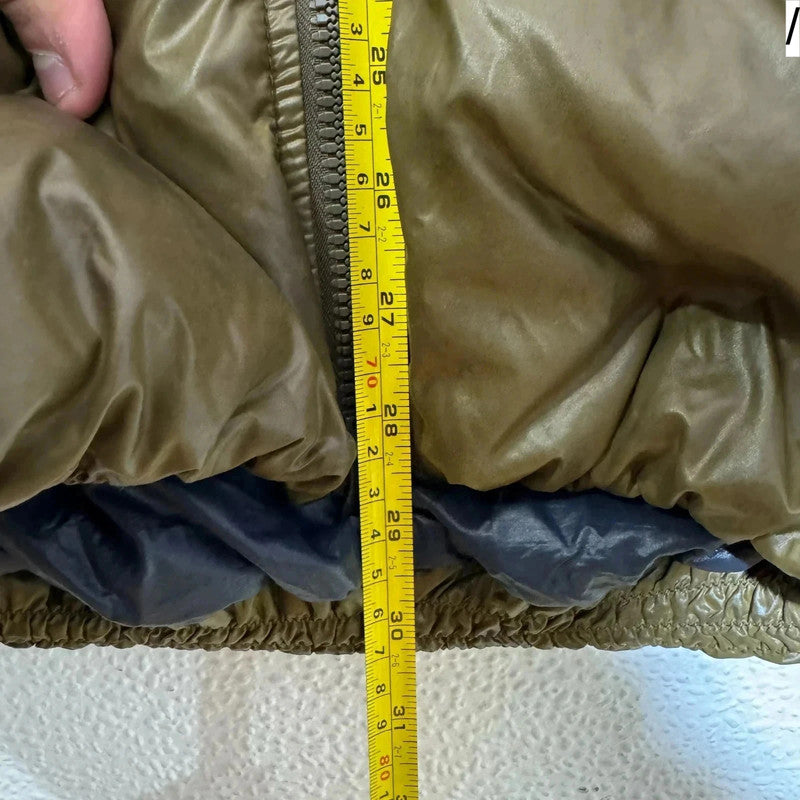 Khaki Duvetica Puffer Jacket Goose Down - Large