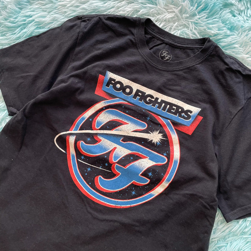 Black Foo Fighters Band T Shirt - Large