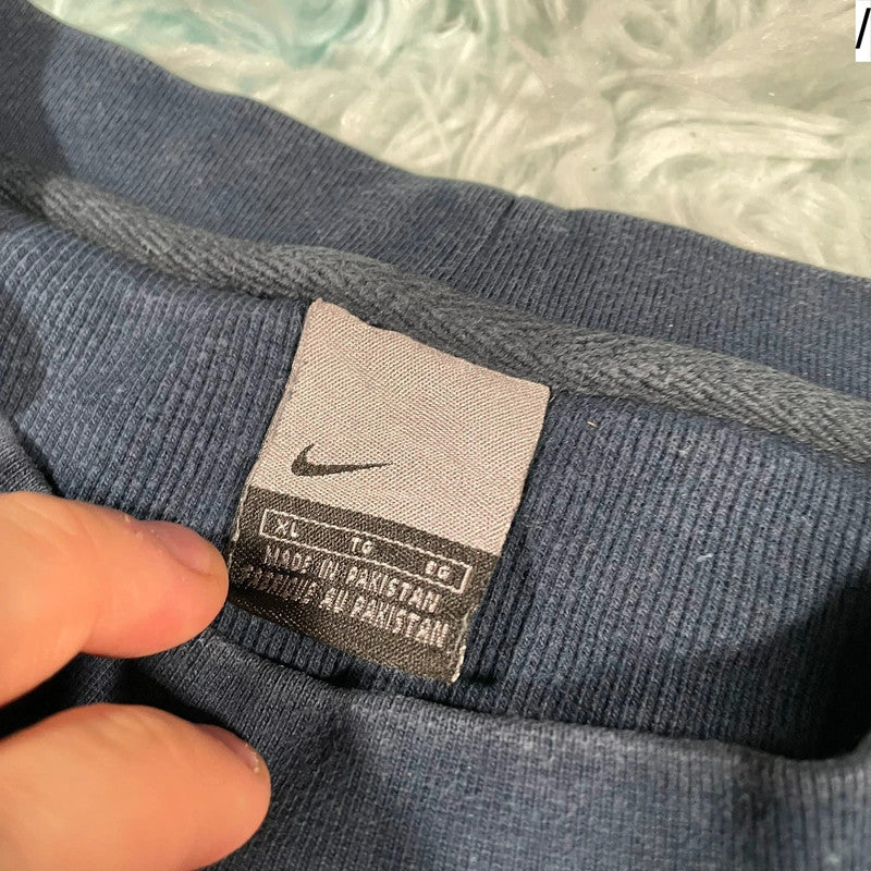 Vintage 00s Navy Nike Sweatshirt - XL