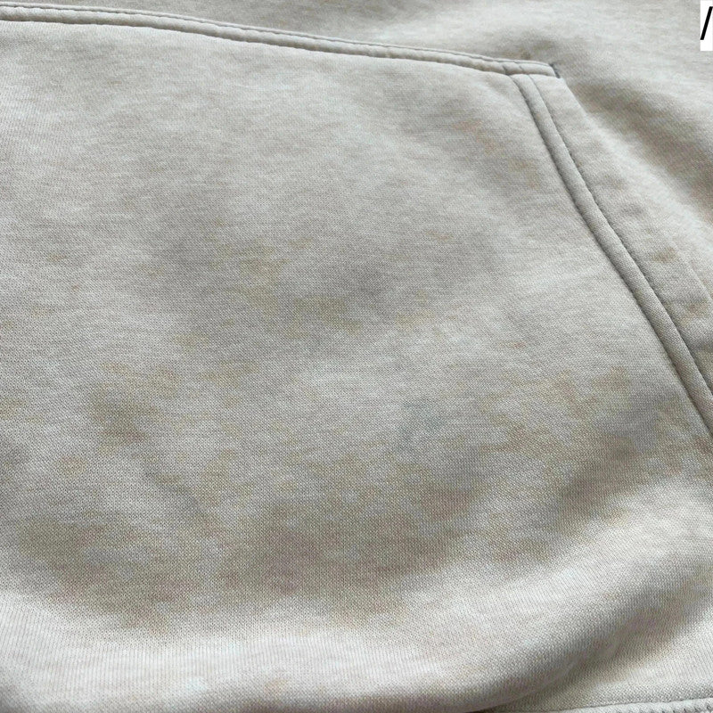 Light Rose Pink Nike Club Hoodie Spellout - Large
