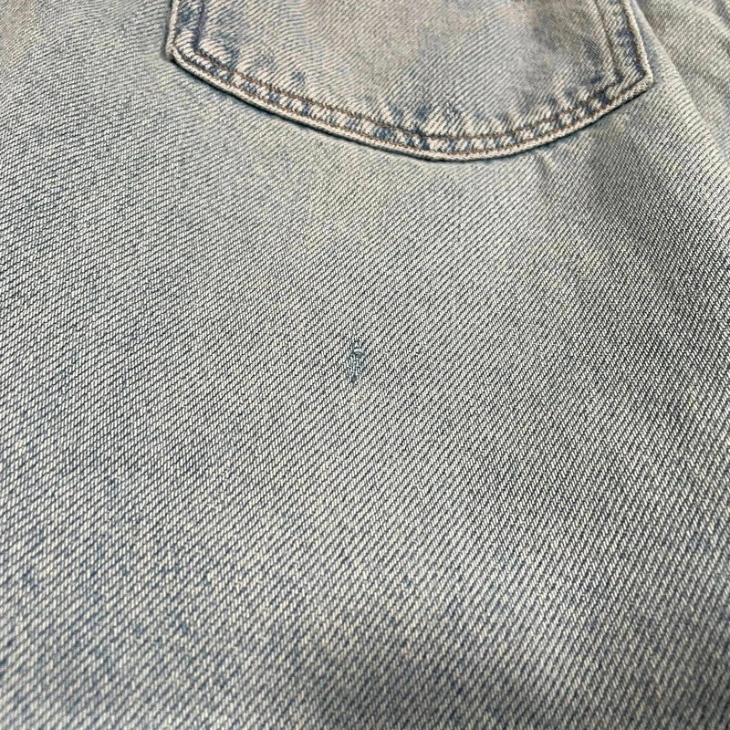 Blue Tommy Jeans Slim Boyfriend Cropped Jeans Taped - 30W 30L