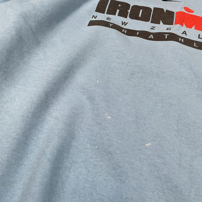 Vintage 2002 Baby Blue Nike Ironman T Shirt - Large