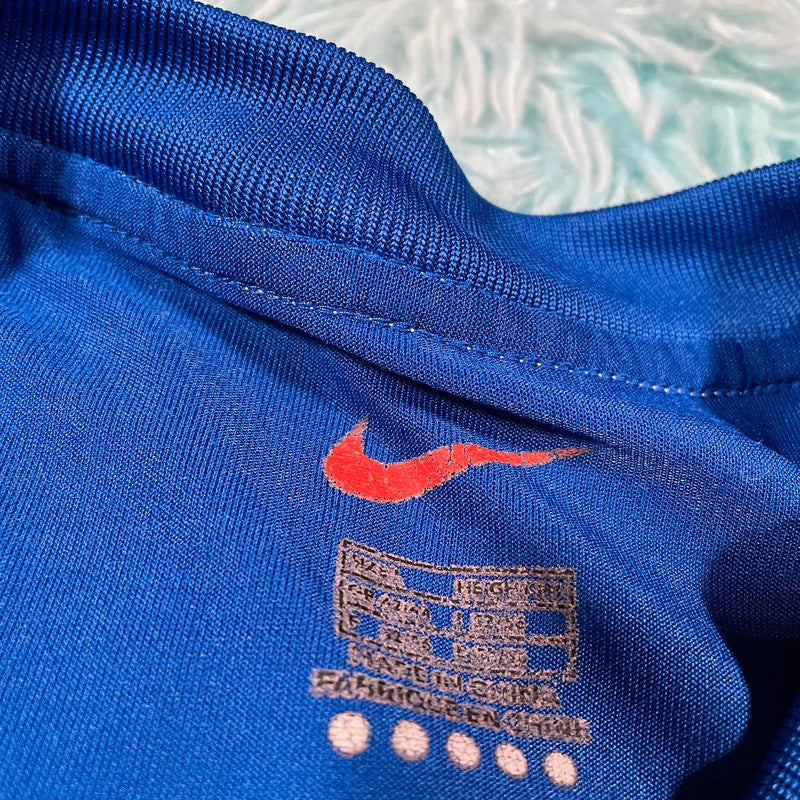 Vintage 2000-02 Brazil Shirt Blue Away Kit Nike - Large