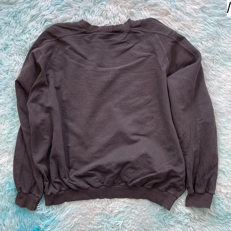Vintage 90s Black Nike Oversized Baggy Sweatshirt - XL