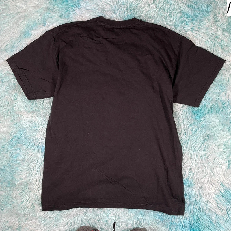 Vintage 2004 Black Interhash Graphic T Shirt - Large