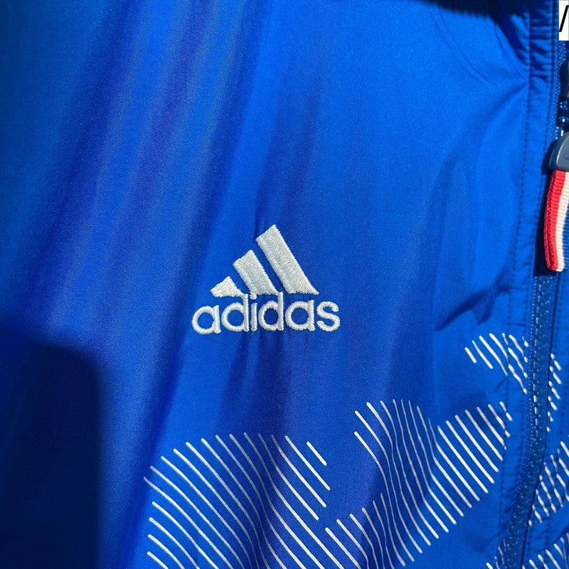 Vintage 2000 Paralympics Track Jacket Adidas Great Britain Blue - Medium