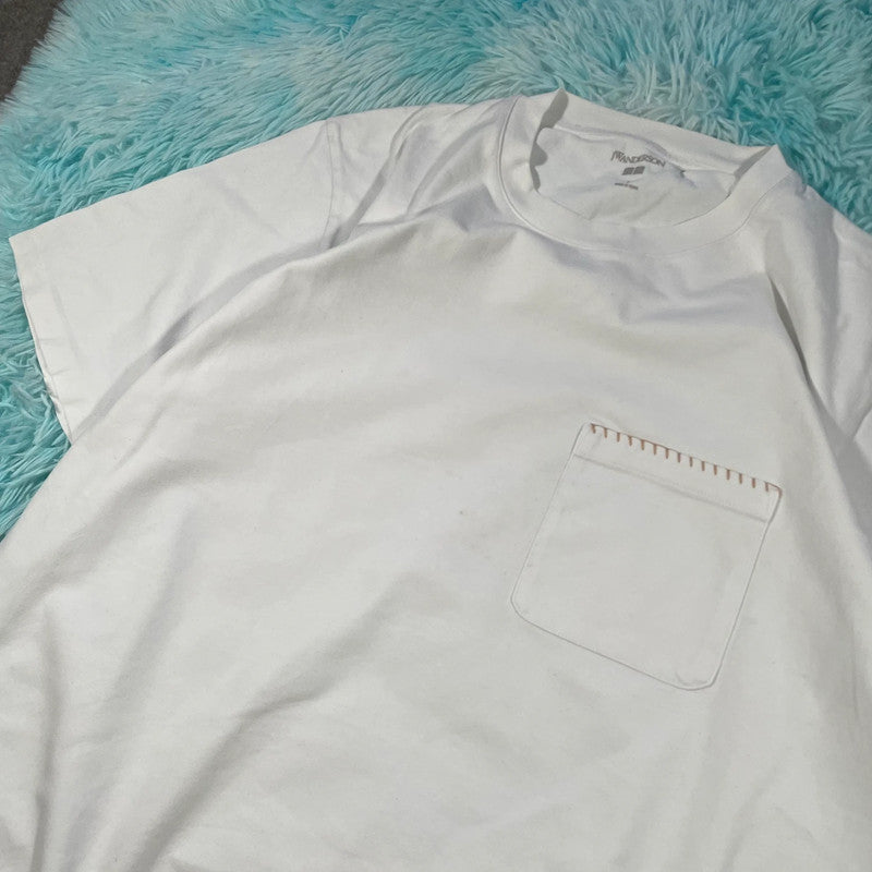 White Uniqlo x JW Anderson T Shirt - Large