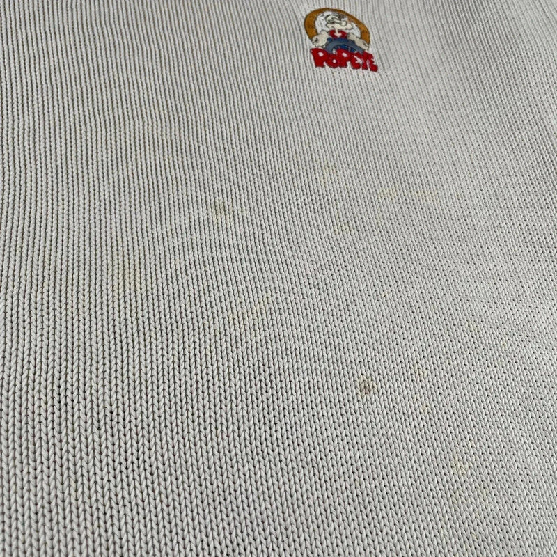 Vintage 90s Cream St Michael Knitted Jumper Popeye - XXL