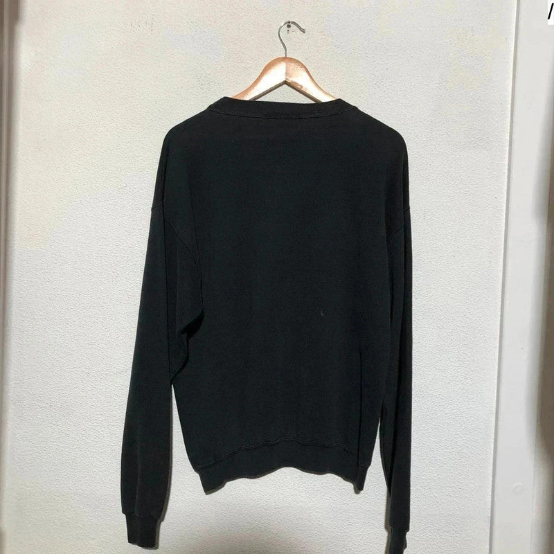 Vintage 90s Black Minnie Mouse Disney Graphic Sweatshirt - Medium