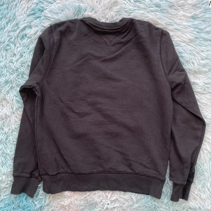 Black Tommy Hilfiger Sweatshirt Plain - Medium