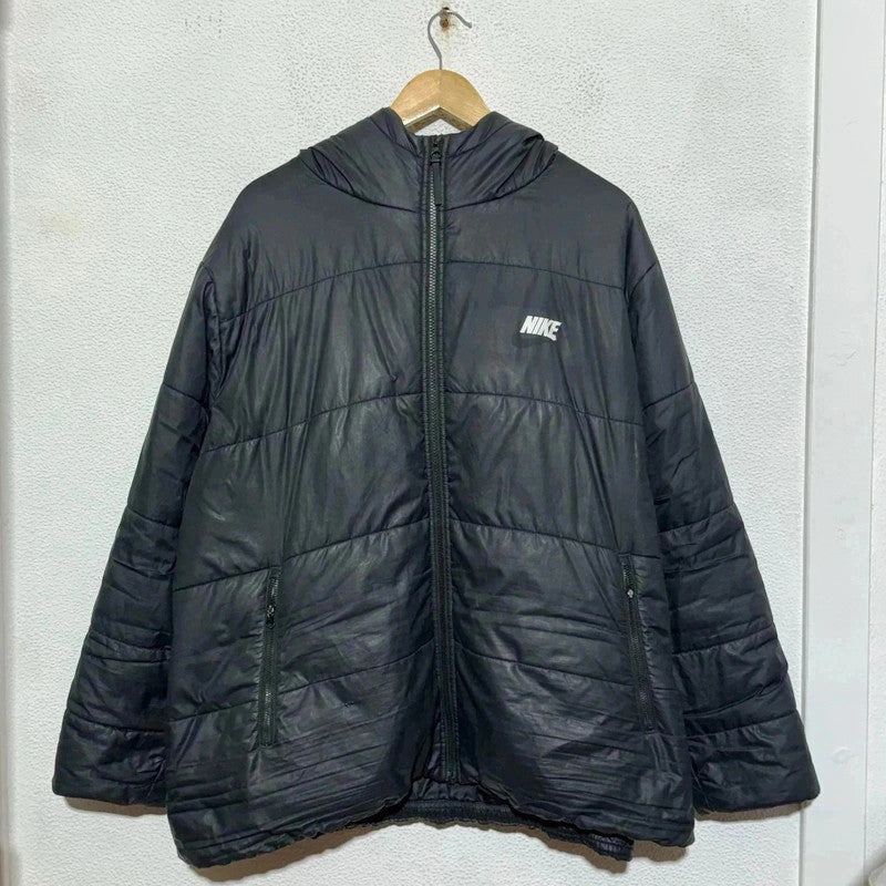 Black Nike Puffer Jacket Coat Swoosh - XXL