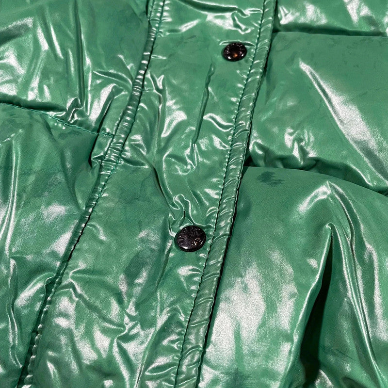 Vintage Green Moncler Puffer Jacket Alpes Fur Hood - Womens Large