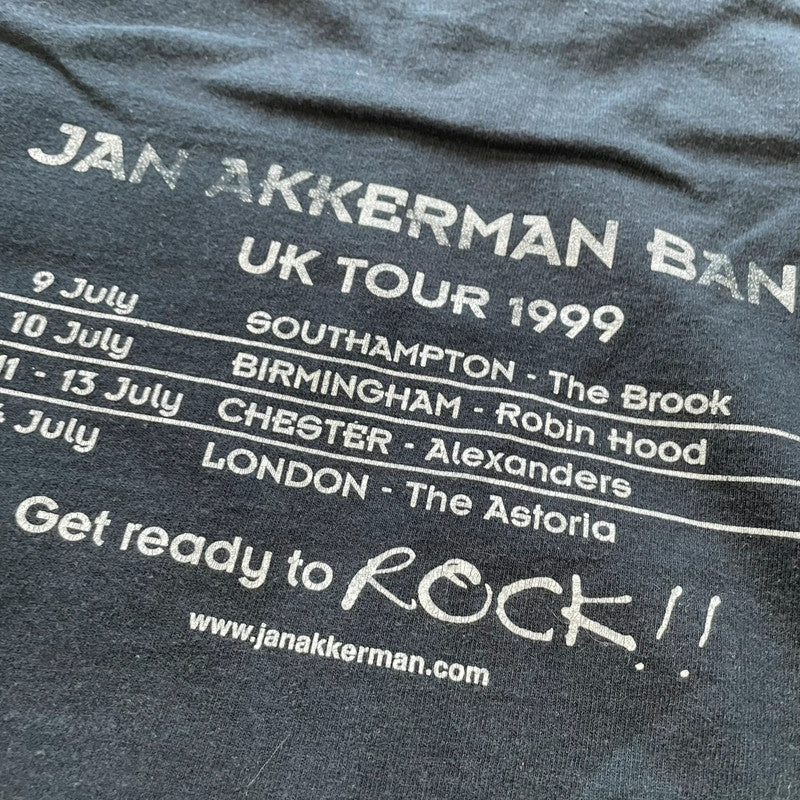 Vintage 1999 Black Jan Akkerman T Shirt - XL