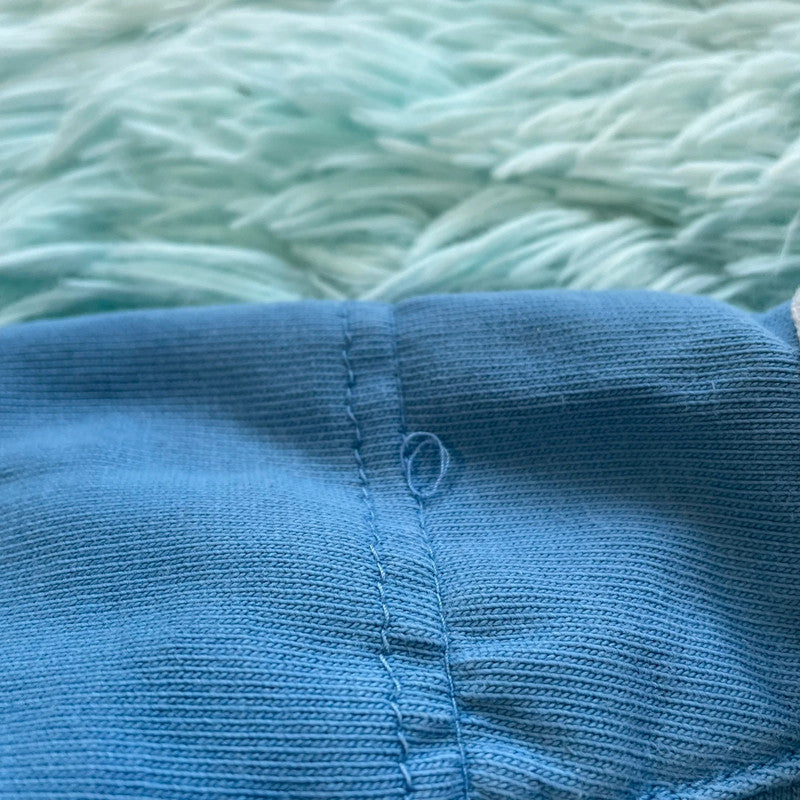Vintage 90s Blue Polo Ralph Lauren Rugby Shirt - Large
