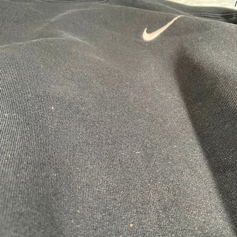 Vintage 90s Black Nike Sweatshirt Heavyweight - Large