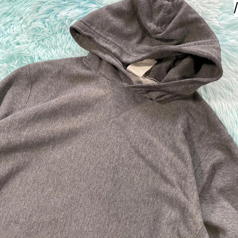 Vintage Grey Carhartt Hoodie Blank Plain - Large