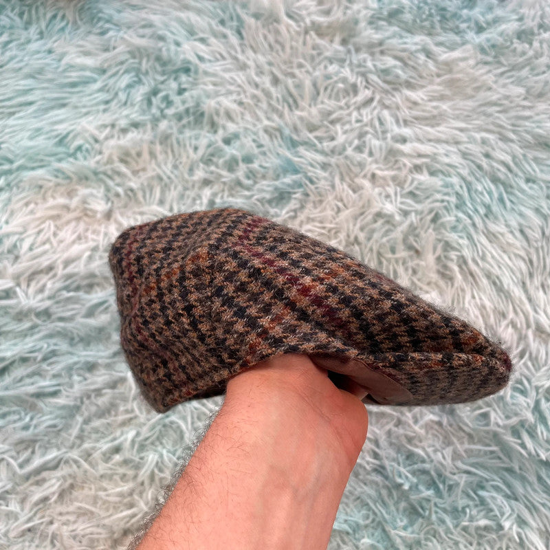 Vintage 90s Brown Farmers Flatcap - Medium