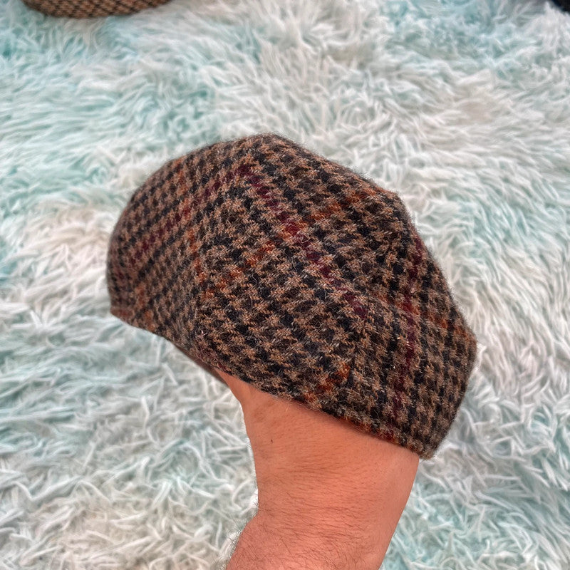 Vintage 90s Brown Farmers Flatcap - Medium