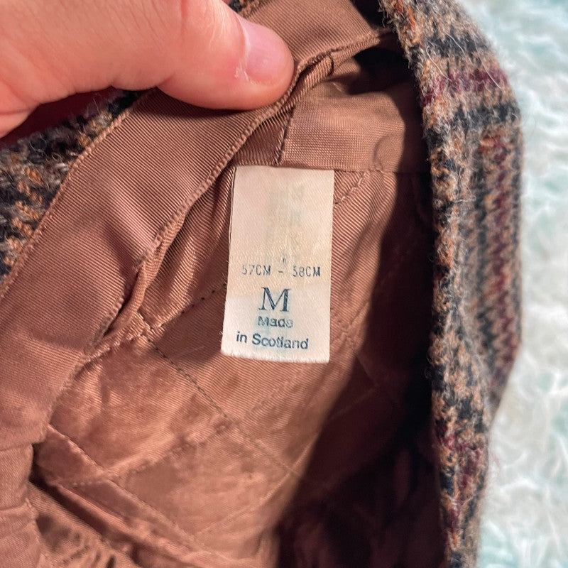 Vintage 90s Brown Farmers Flatcap - Medium