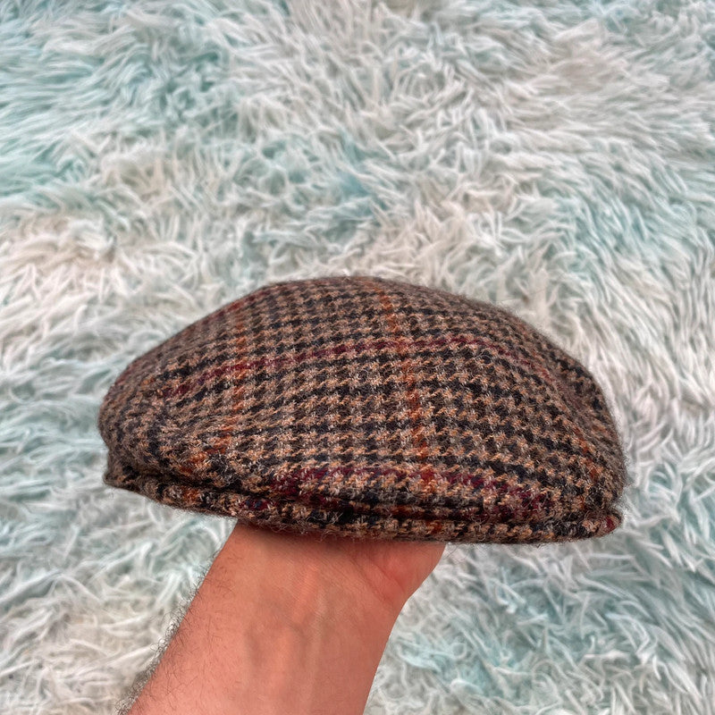 Vintage 90s Brown Farmers Flatcap - Medium
