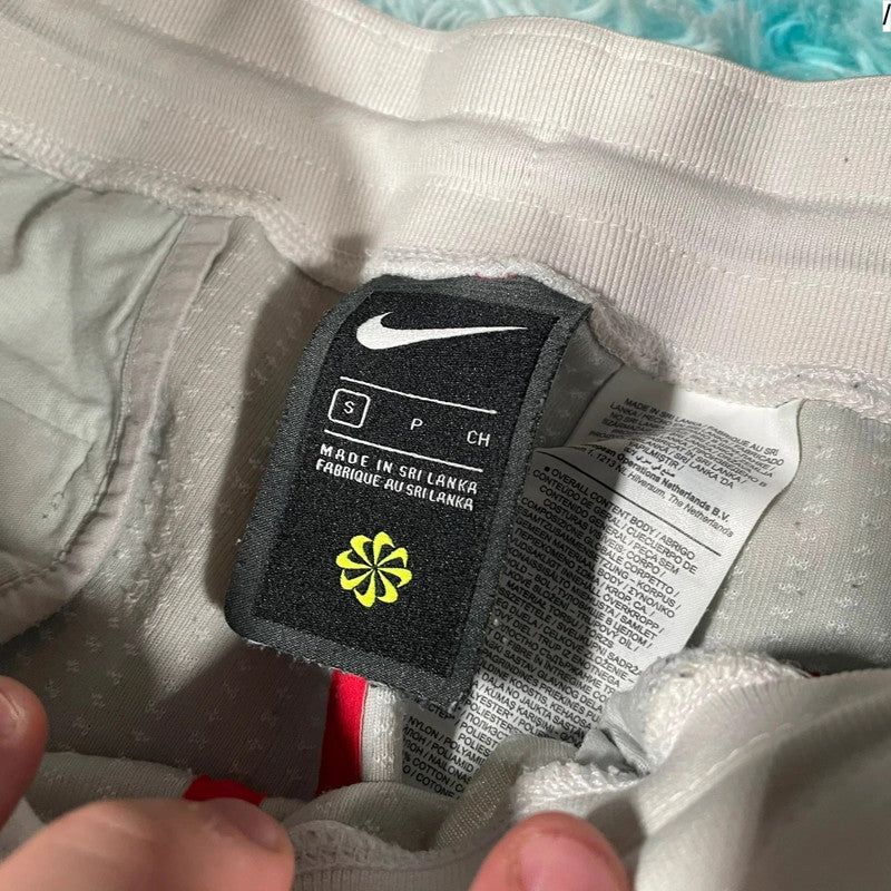 White Nike Joggers Jogging Bottoms - Small