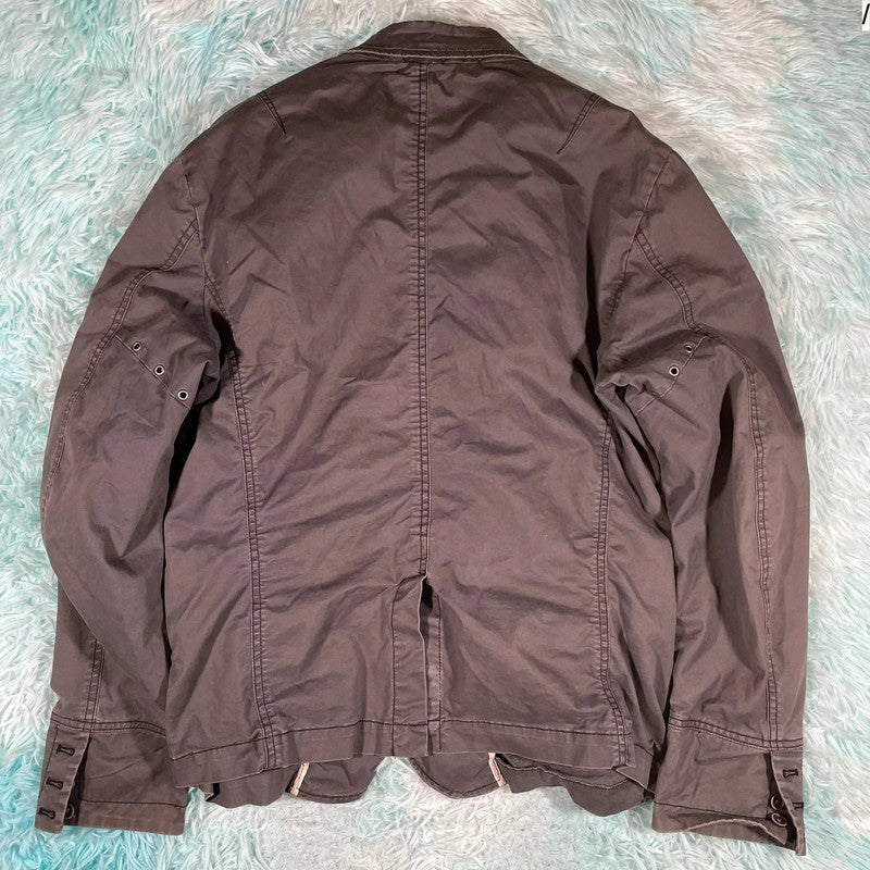 Vintage Grey Diesel Bomber Jacket - XL