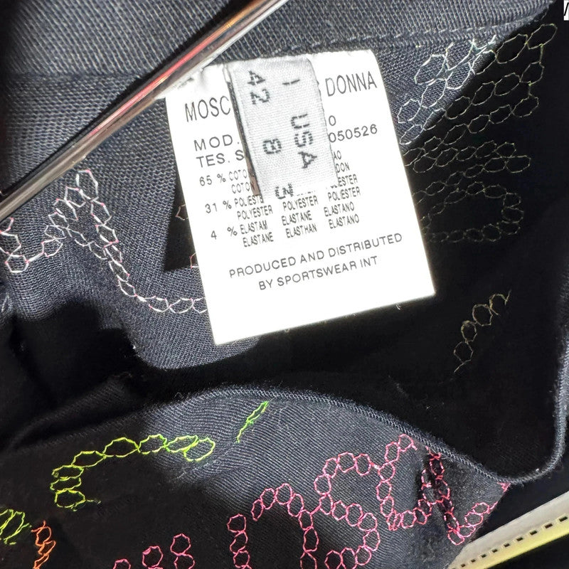 Vintage 00s Black Moschino Trousers - Size 8