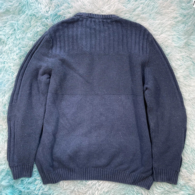 Blue Barbour Knitted Jumper - XXL