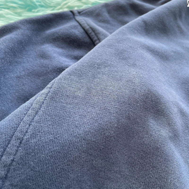 Vintage 00s Navy Fila Hoodie Spellout - Large