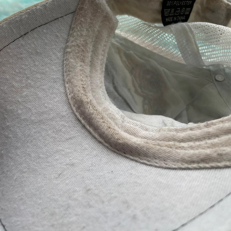 Vintage Y2K White Sequinned Cap