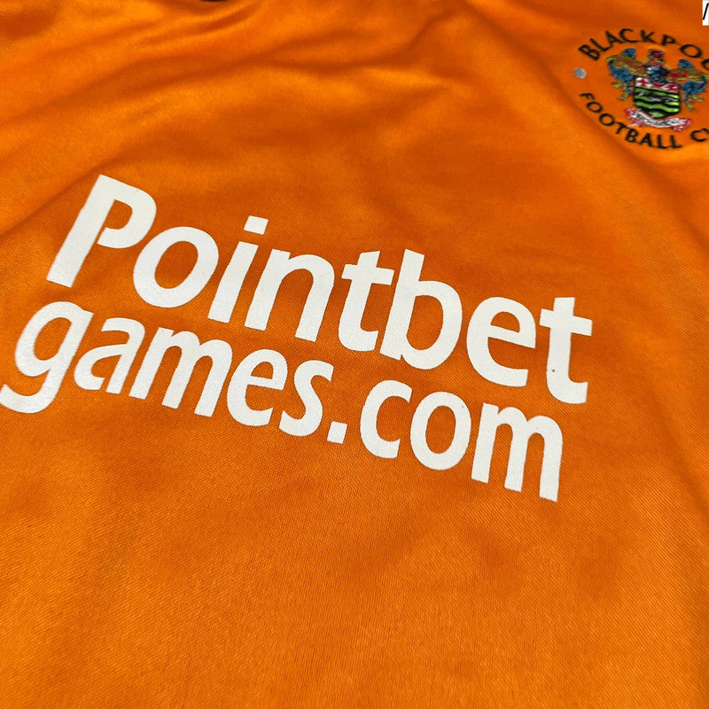 Vintage 2005-07 Blackpool Shirt Uhlsport - Large