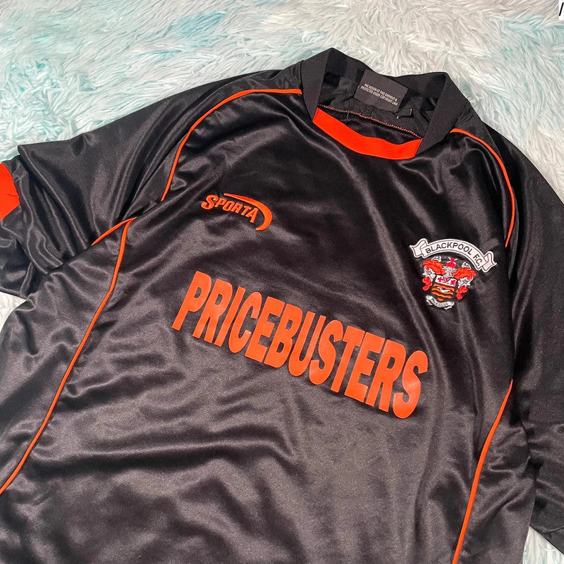 Vintage 2004-05 Blackpool Shirt Away Kit Sporta - Large