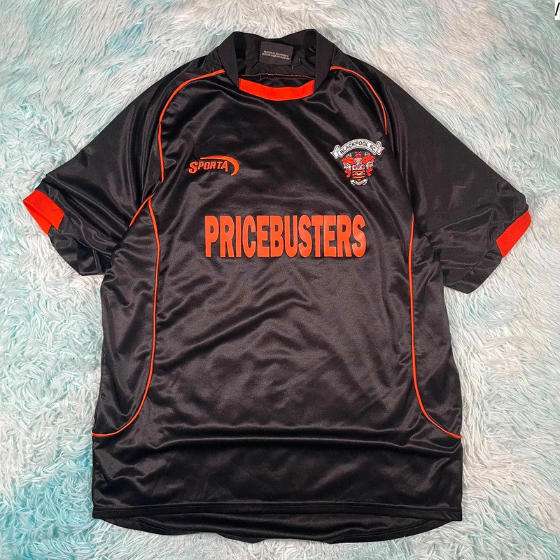 Vintage 2004-05 Blackpool Shirt Away Kit Sporta - Large