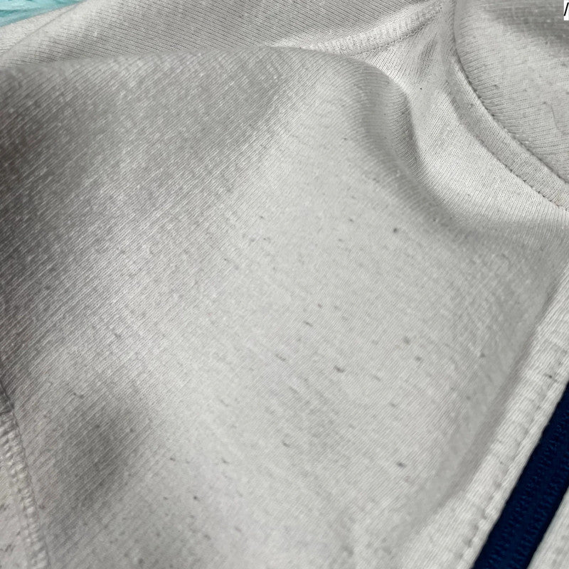 White Nike Full Zip Sweatshirt - Medium