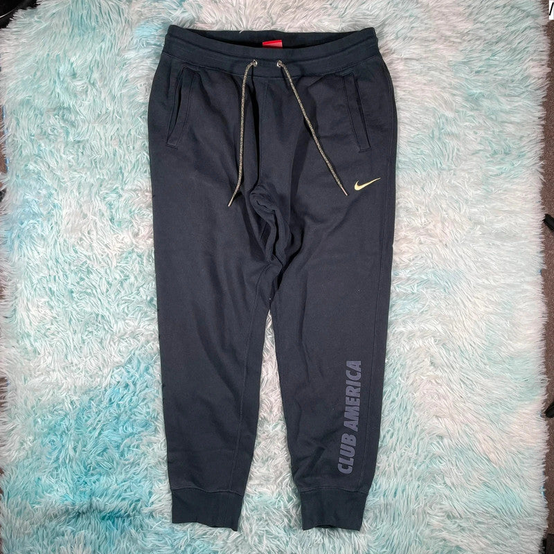 Navy Nike Jogging Bottoms - Large