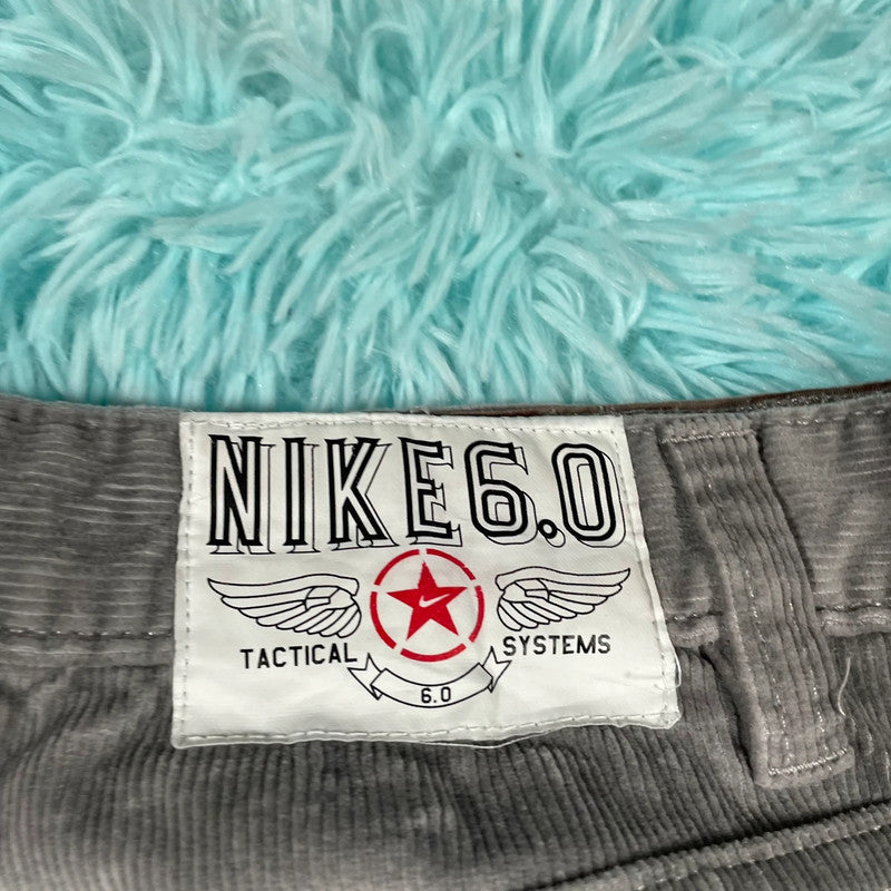 Grey Nike Corduroy Trousers Straight Leg Techinal 6.0 - W36