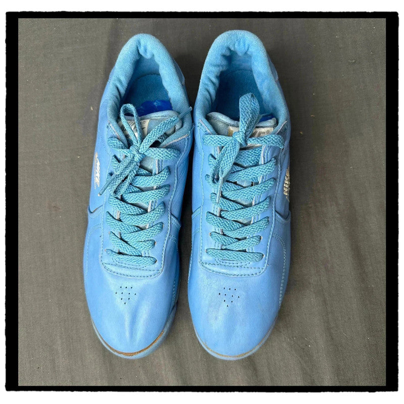 Deadstock 1980s 1986 Blue Nike Cheer Tennis Trainers - US10