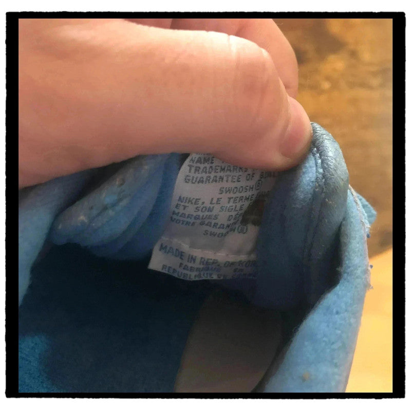Deadstock 1980s 1986 Blue Nike Cheer Tennis Trainers - US10