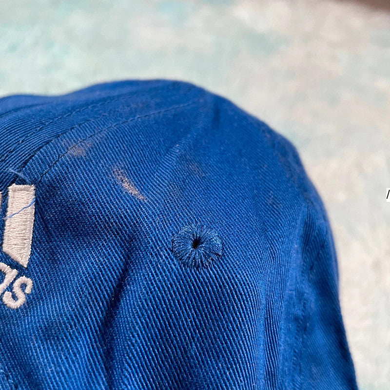 Deadstock Vintage 90s Schalke Cap Adidas Blue