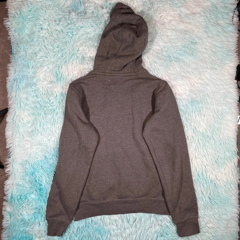 Grey Nike Hoodie Plain - Small