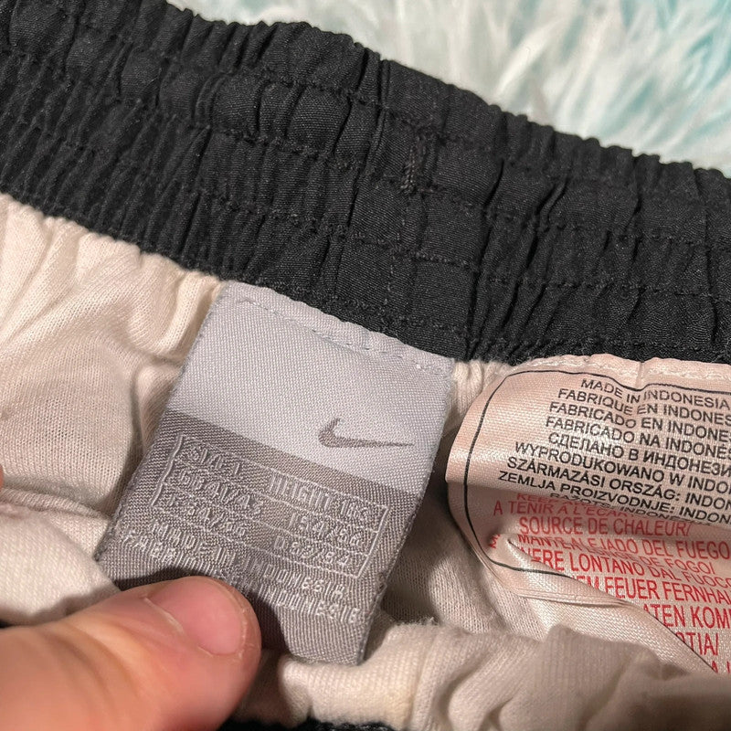Vintage 00s Black Nike Tracksuit Bottoms - Large