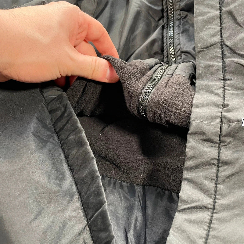 Vintage 90s Black Columbia Fleeced Windbreaker - Small